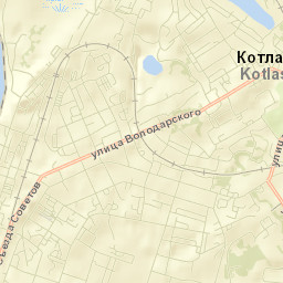 Kotlas Street Map