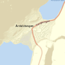 Årdalstangen Street Map
