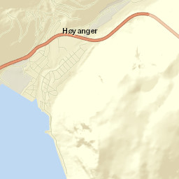 Høyanger Street Map