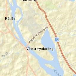 Älvdalen Street Map
