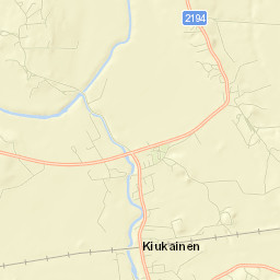 Kiukainen Street Map