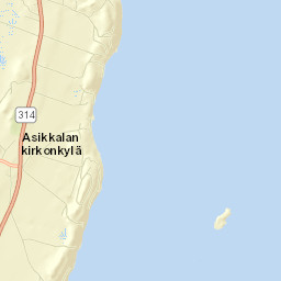 Asikkala Street Map