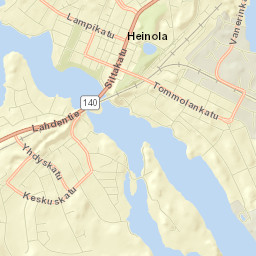Heinola Street Map