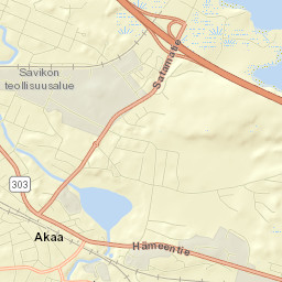 Akaa Street Map