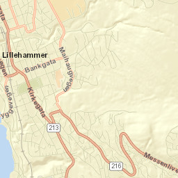Lillehammer Street Map