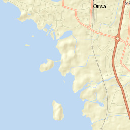 Orsa Street Map