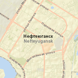 Nefteyugansk Street Map