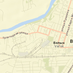 Vel’sk Street Map