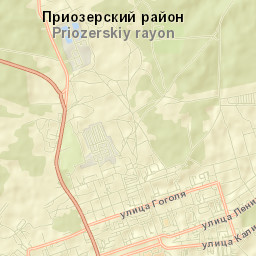 Priozersky Street Map