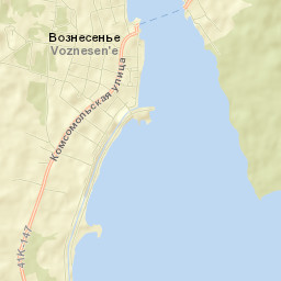 Voznesen’ye Street Map