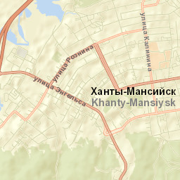 Khanty-Mansiysk Street Map