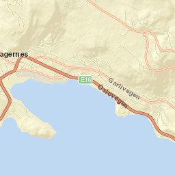 Fagernes Street Map
