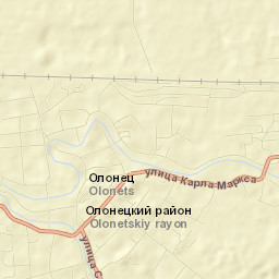 Olonets Street Map