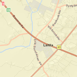 Laitila Street Map