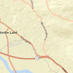 Nordre Land Street Map