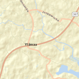 Ylämaa Street Map