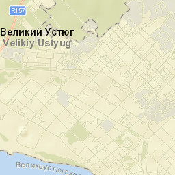 Velikiy Ustyug Street Map