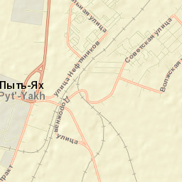 Pyt-Yakh Street Map