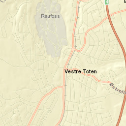 Raufoss Street Map