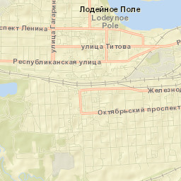 Lodeynoye Pole Street Map