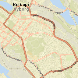 Vyborg Street Map