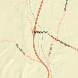Reinsvoll Street Map