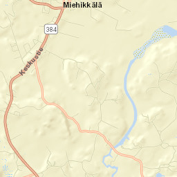 Miehikkälä Street Map
