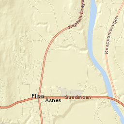 Åsnes Street Map
