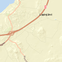 Lapinjärvi Street Map
