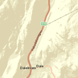 Vaksdal Street Map