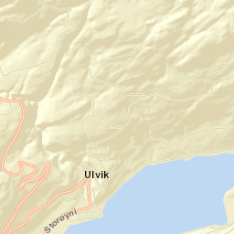 Ulvik Street Map