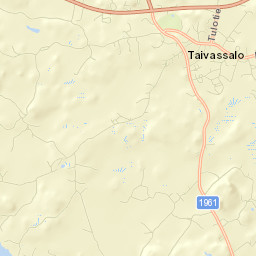 Taivassalo Street Map