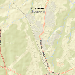 Sosnovo Street Map