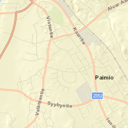 Paimio Street Map