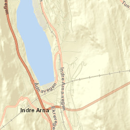 Indre Arna Street Map