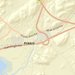Piikkiö Street Map