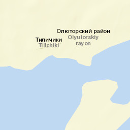 Tilichiki Street Map