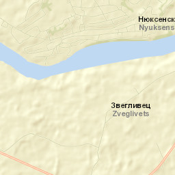 Nyuksenitsa Street Map