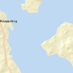Knappskog Street Map