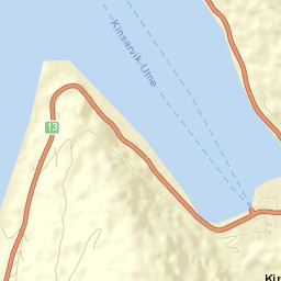 Kinsarvik Street Map