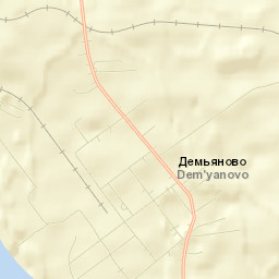 Dem’yanovo Street Map