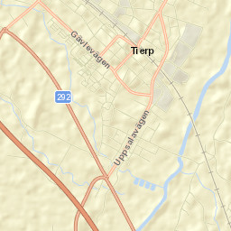 Tierp Street Map