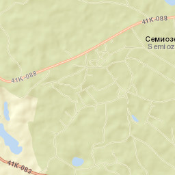Semiozerje Street Map