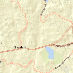 Ytrebygda Street Map