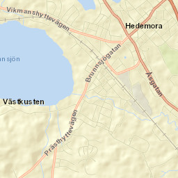 Hedemora Street Map
