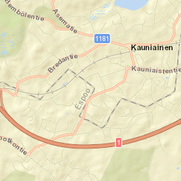 Kauniainen Street Map