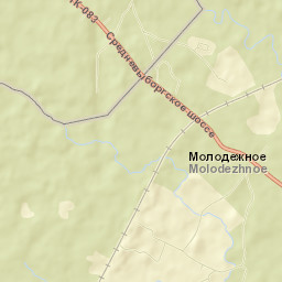 Molodezhnoye Street Map