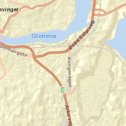 Kongsvinger Street Map