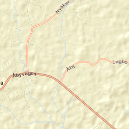 Östervåla Street Map