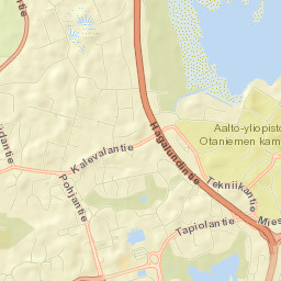 Otaniemi Street Map